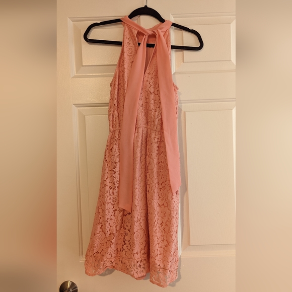 New York and Company pink lace dress - Picture 2 of 5